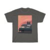 Minimal Abstract Van Couple Sunset T-Shirt