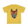 Astronaut Tree Wolf Jungle Stars Art T-Shirt