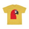 Parrot Smartphone Person Abstract Negative Space Artwork T-Shirt