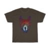 Astronaut Tree Wolf Jungle Stars Art T-Shirt
