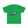 Wolf Rabbit Mountains Space Negative Art T-Shirt