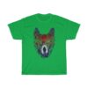 Astronaut Tree Wolf Jungle Stars Art T-Shirt