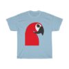 Parrot Smartphone Person Abstract Negative Space Artwork T-Shirt