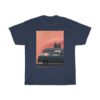Minimal Abstract Van Couple Sunset T-Shirt