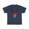 Astronaut Tree Wolf Jungle Stars Art T-Shirt