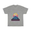 Futuristic Vector Retro S Neon Mountain T-Shirt