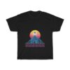 Futuristic Vector Retro S Neon Mountain T-Shirt