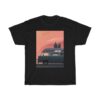 Minimal Abstract Van Couple Sunset T-Shirt