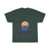 Futuristic Vector Retro S Neon Mountain T-Shirt