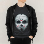 Mask Jason Dead Village River Art T-Shirt
