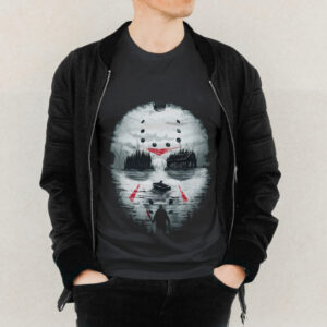 Mask Jason Dead Village River Art T-Shirt