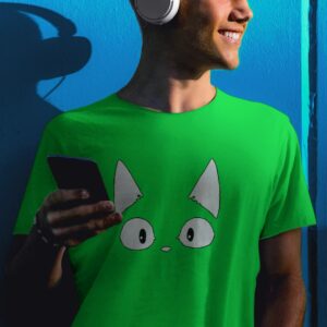 Minimal Cat Gaze Abstract T-Shirt