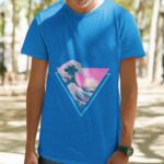 Vaporwave wave t-shirt