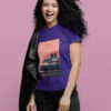 Minimal Abstract Van Couple Sunset T-Shirt