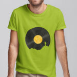 Moon Song Negative Space Unique Artwork T-Shirt